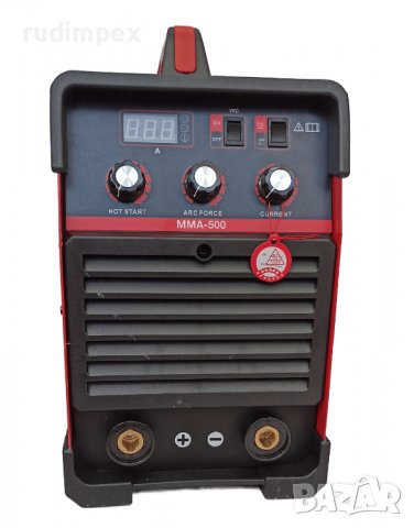 Инверторен IGBT електрожен ММА 500A, трифазен 380V, Професионален