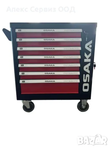 Количка за инструменти модел OSAKA - 156 части / 196 части, снимка 8 - Индустриална техника - 45126351