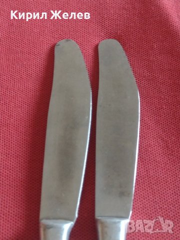 Два стари ножа соц производство за ресторанти перфектно състояние за КОЛЕКЦИЯ ДЕКОРАЦИЯ 22382, снимка 3 - Други ценни предмети - 43845618