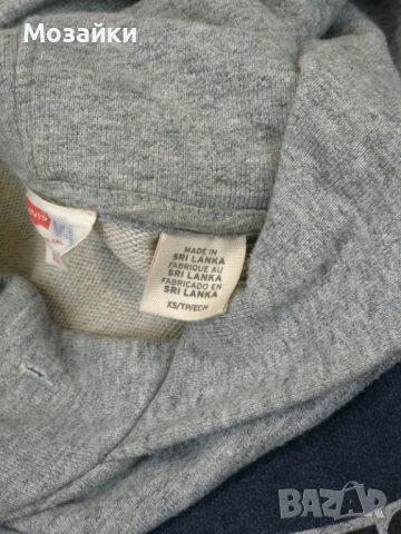 Levi's Hoodie Grey Big Logo French Terry Pullover - Размер XS, снимка 6 - Суичъри - 53595653