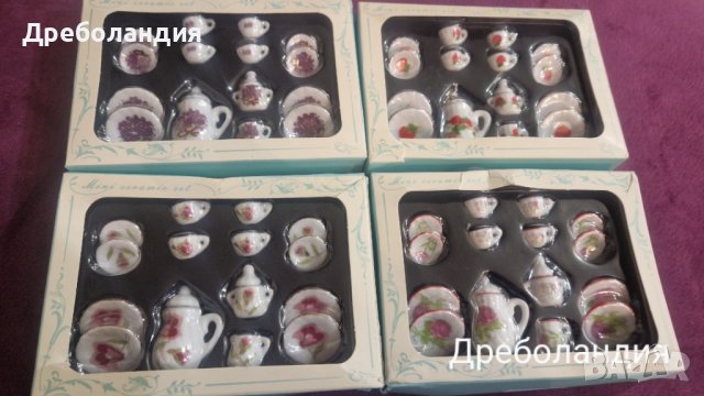 Нови сервизи за кукли тип барби 