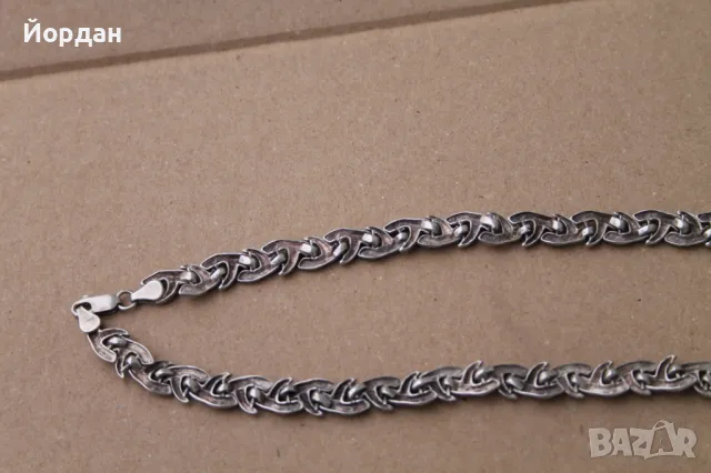 Дамско сребърно колие, снимка 9 - Колиета, медальони, синджири - 49771414