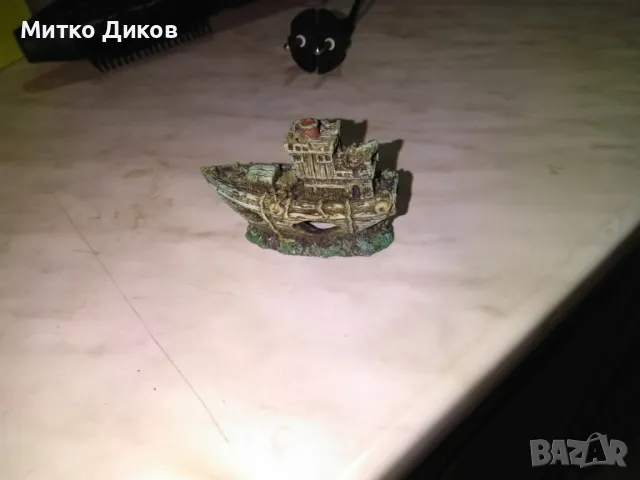 Кораб за аквариум 75х50х26мм нов, снимка 8 - Аквариуми - 49350331