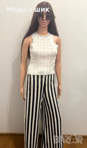 Панталон с потник тип бюстие, снимка 2 - Панталони - 48383664