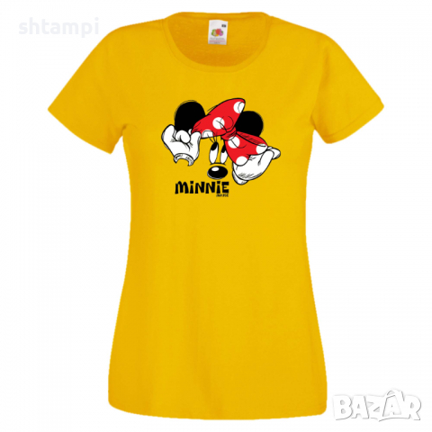 Дамска тениска Minnie Mouse 2 Подарък,Изненада,Рожден ден,