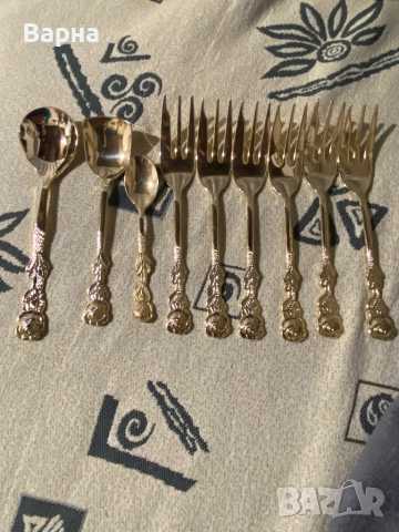 Позлатени прибори Rostfrei