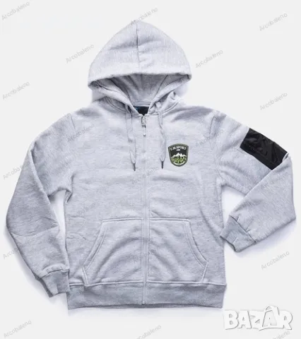 Мъжки суичър с цип и качулка Labrosse, 3цвята , снимка 4 - Суичъри - 49307989