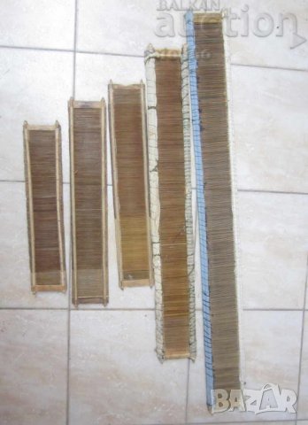 5 броя стари нищелки от стан, нищелка, мотовилки, кръгла паралия стругована стара, снимка 2 - Други ценни предмети - 28876673