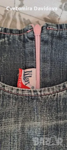 Лот от детски дънкови рокли, снимка 3 - Детски рокли и поли - 48742777