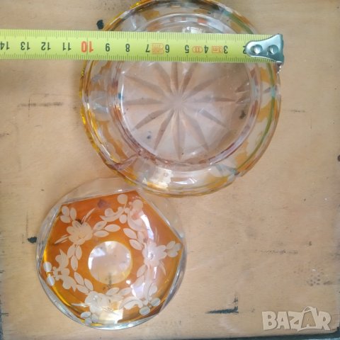 кристална кутийка бохемия, снимка 3 - Други ценни предмети - 38706311