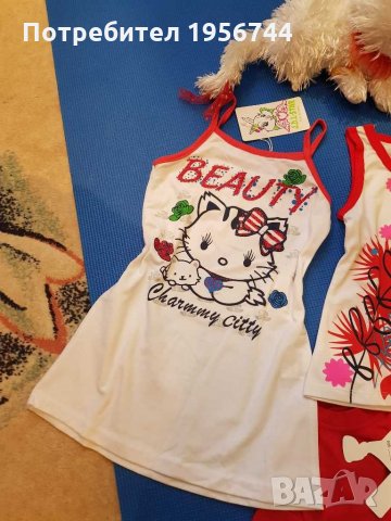 Нов#Лот#рокличка#блузка#панталонки, снимка 2 - Детски Блузи и туники - 28872464