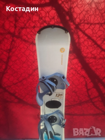 Сноуборд Rossignol Roc T Blue Ocean 134см  с автомати, снимка 2 - Зимни спортове - 52442509