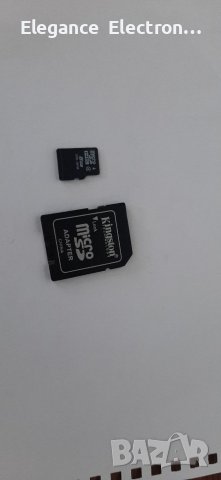 Карта-памет Kingston 8GB micro SDHC SD адаптер , снимка 2 - Друга електроника - 37488607