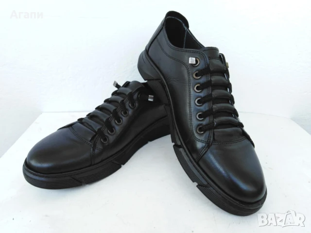 Уникални мъжки обувки № 44 естествена кожа нови