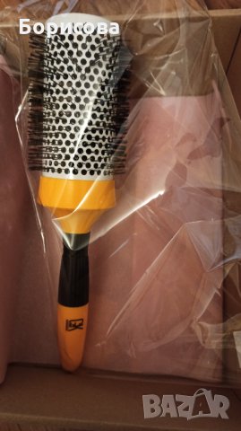 Кръгла керамична четка за коса - нова, снимка 2 - Аксесоари за коса - 32714105