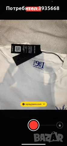 ЧИСТО НОВА тениска Replay, снимка 5 - Тениски - 51262246