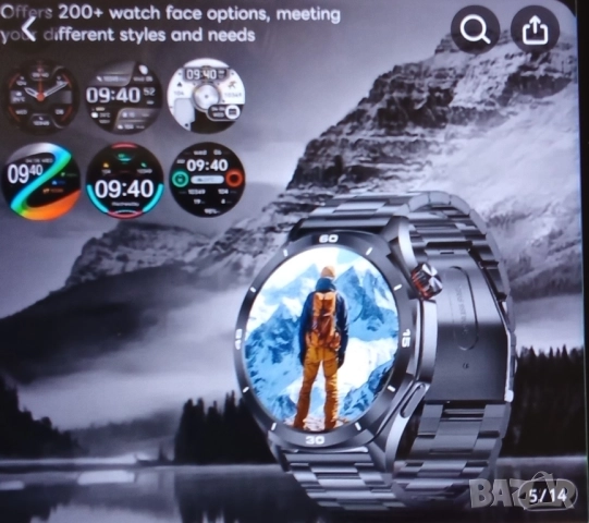 Мъжки водоустойчив смарт часовник , снимка 4 - Мъжки - 52495860