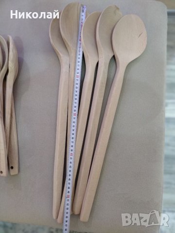 Големи дървени лъжици за готвене и чук за месо., снимка 8 - Прибори за хранене, готвене и сервиране - 36627112