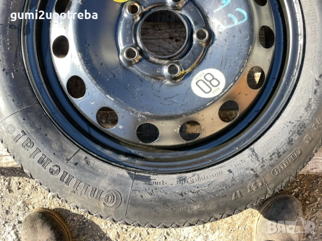 16 резервна джанта патерица 5х120 BMW E46 E81 115/90/16, снимка 3 - Гуми и джанти - 52683478