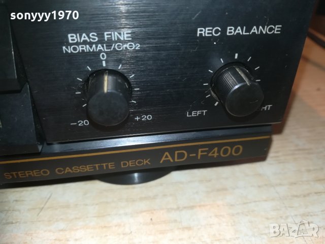 aiwa ad-f400 stereo deck germany 0404211120, снимка 8 - Декове - 32417606