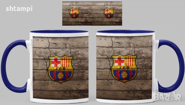 Чаша Барселона Barcelona Керамична, снимка 4 - Фен артикули - 34783351