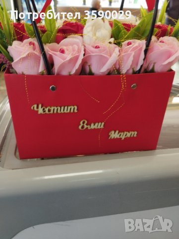 Сапунени цветя, снимка 7 - Изкуствени цветя - 39946525