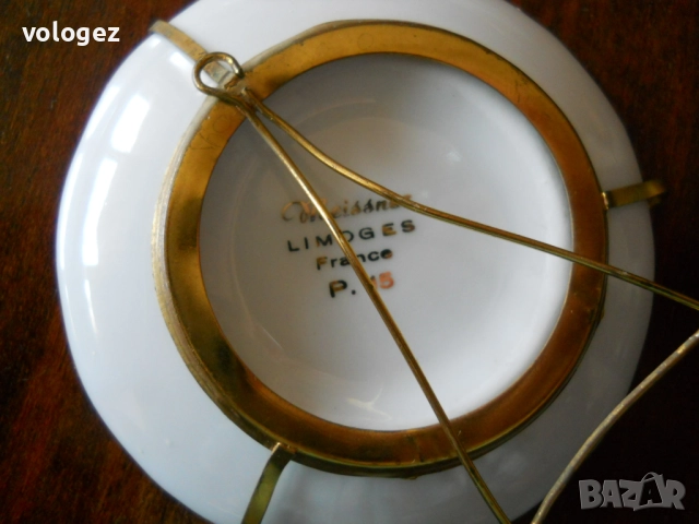 Порцеланови чинийки "Limoges" Франция, снимка 12 - Други ценни предмети - 49272657