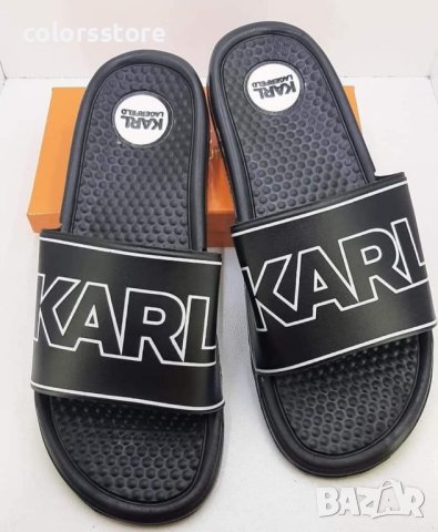 Мъжки черни Джапанки  Karl  код VL50H