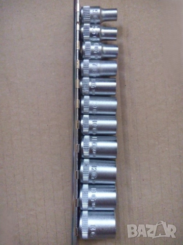 GENIUS TOOLS 11 броя 1/4 12стени качествени вложки .halfords advanced 11 броя 1/4 къси 6стени вложки, снимка 2 - Други инструменти - 52937317