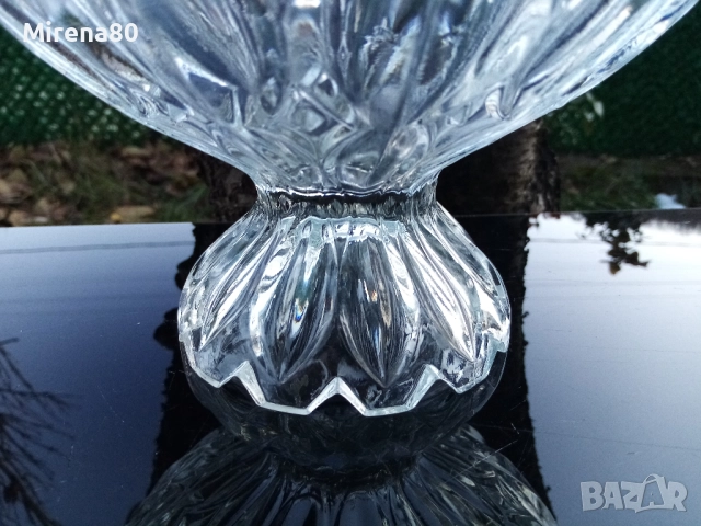 * Bohemia * - кристална фруктиера - нова !, снимка 6 - Антикварни и старинни предмети - 52931475