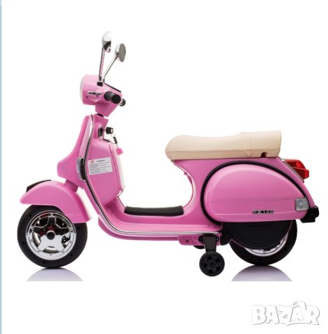Акумулаторен мотор Licensed Vespa PX150 Pink Big, снимка 3 - Детски велосипеди, триколки и коли - 43775442