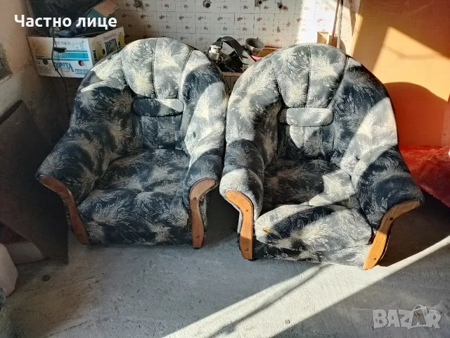 Холова гарнитура .Диван-спалня + два фотьойла. , снимка 2 - Дивани и мека мебел - 48948719