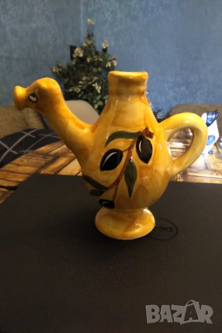  Гланцирана испанска керамика оливерник "камила ", снимка 2 - Аксесоари за кухня - 32521272