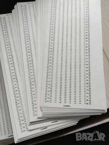 Продавам стари перфокарти за компютър, снимка 3 - Други ценни предмети - 32503283