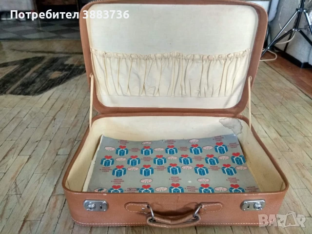 Ретро куфар,военен с калъф, снимка 2 - Други стоки за дома - 51192409