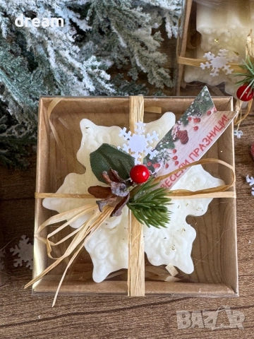 Бюджетни Коледни свещи, снимка 6 - Декорация за дома - 52074073