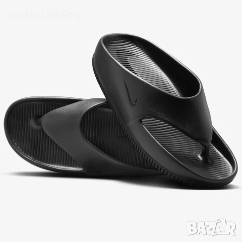 Nike - Calm номер 44.5 мъжки черни Оригинал Код 7508, снимка 5 - Мъжки чехли - 52284058