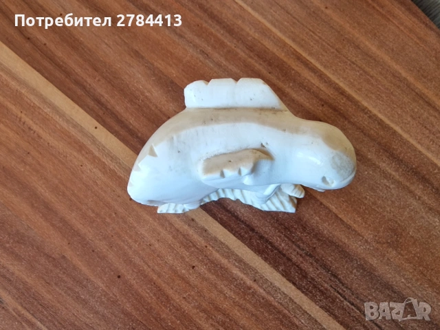 Статуетка от слонова кост 11/9/4 см., снимка 4 - Статуетки - 53171601