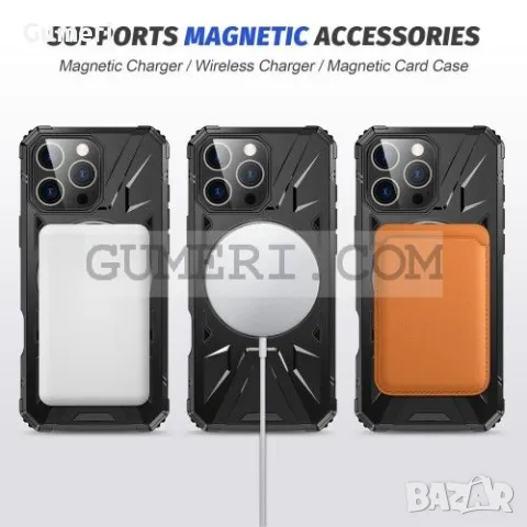 Противоударен Кейс с Ринг за Apple iPhone 16 Pro, снимка 13 - Калъфи, кейсове - 48831949