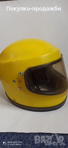 стара каска за ретро мотоциклети балкан Simon cz mz Jawa karpati ковровец DDR, снимка 4 - Аксесоари и консумативи - 52974460