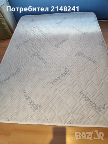Подарявам матрак  на ТЕД с мемори пяна и покет пружини.Лавандула  мемори144/190 ,много запазен. , снимка 3 - Матраци - 53099509