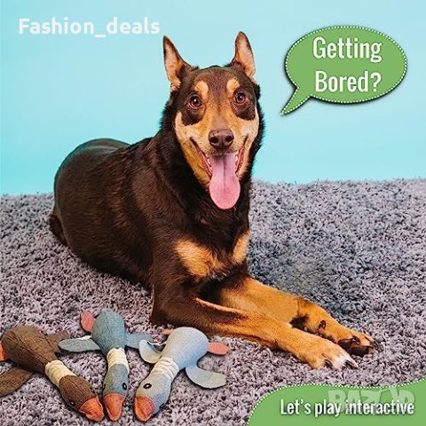 Нова Писклива мека плюшена играчка за малки до средни кучета, снимка 5 - За кучета - 42933255