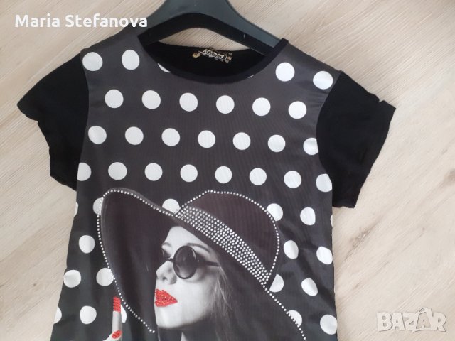 Ефектна тениска, снимка 2 - Тениски - 32850782