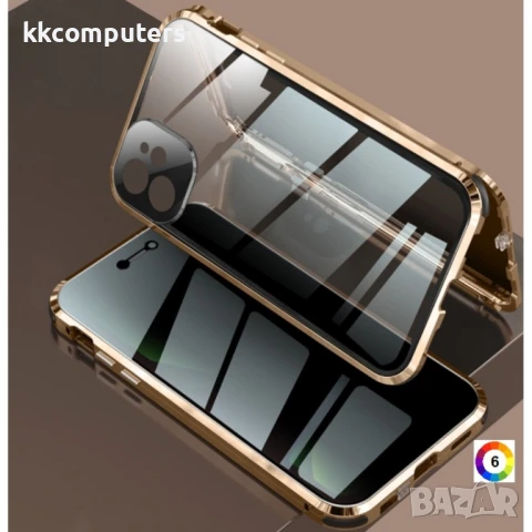 Apple iPhone 12 View Window/ Magnetic Metal Frame Калъф и Протектор, снимка 10 - Калъфи, кейсове - 51121799