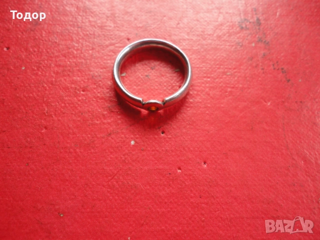 Сребърен пръстен с камък 25, снимка 8 - Пръстени - 53304491