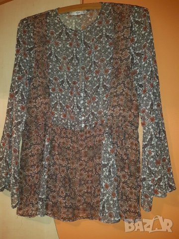 Тънка риза с дълъг ръкав на MANGO р-р М