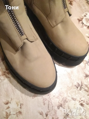 Нови Дамски Високи Боти Изцяло от Естествена Кожа 40, снимка 16 - Дамски боти - 52667750