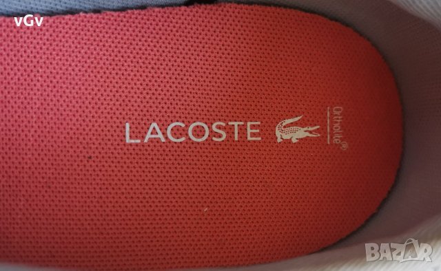 Дамски Гуменки Lacoste  Gazon - 40, снимка 6 - Маратонки - 33489509