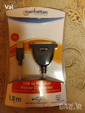 Конвертор USB 2.0 към Parallel