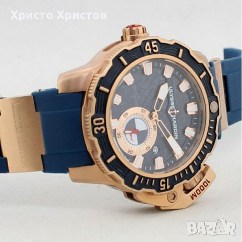 Мъжки луксозен часовник Ulysse Nardin Diver, снимка 2 - Мъжки - 32421136